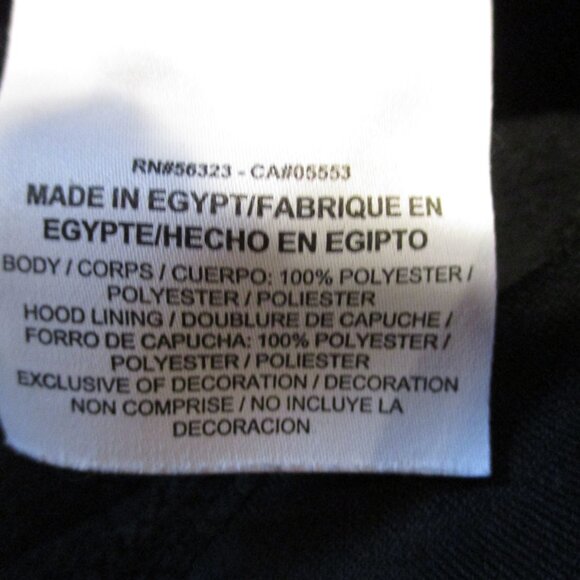 Nike Men Large Black Blue Swoosh Long Sleeve Therma Fit Pullover Hoodie - Picture 6 of 6